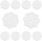 10 Pcs 7 Count 3 inch Mesh Plastic Canvas Flower Sheets, Blank Needlepoint Canvas for Embroidery, White Cross Stitch Plastic Mesh for DIY, Crochet Projects, Yarn Crafting, Knit, Needlework